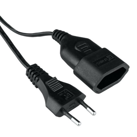 Przedłużacz, 1 gniazdo, czarny, 3 m DPM