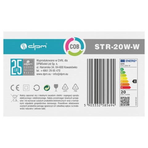 Reflektor szynowy, 20 W, 1954 lm, 4100 K, biały, X-LINE DPM