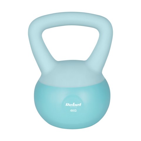 Soft Kettlebell miękki winylowy 4kg REBEL ACTIVE