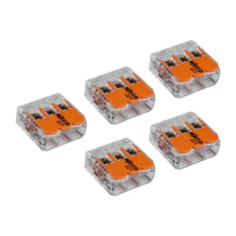 Szybkozłączka instalacyjna linka 3 x 4 mm2, 5 szt., WAGO