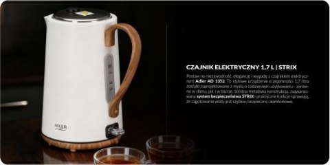Adler Czajnik elektryczny 1,7 L | STRIX | Automatyczne wyłączanie