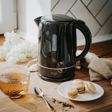 Adler Czajnik elektryczny 1,7L z filtrem antywapiennym i automatycznym wyłączaniem