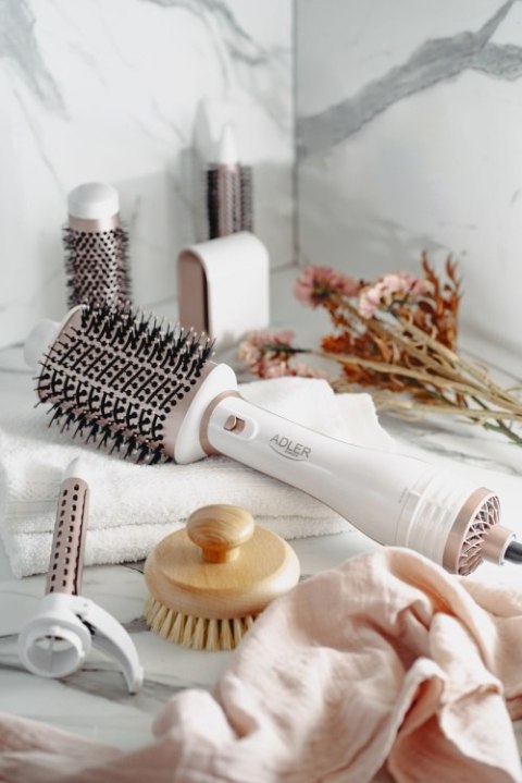 Adler Lokówko-Suszarka 5 w 1 - 1200W - 5 nasadek