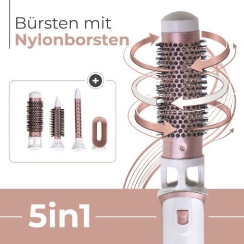 Adler Lokówko-Suszarka 5 w 1 - 1200W - 5 nasadek