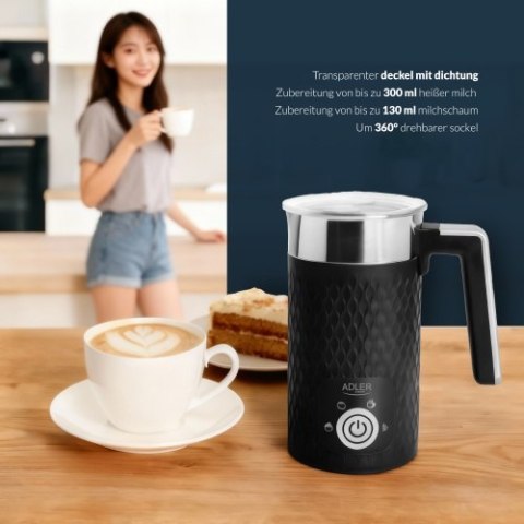 Adler Spieniacz do mleka - spienianie i podgrzewanie (latte i cappucino)