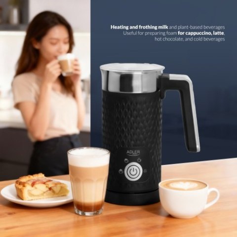 Adler Spieniacz do mleka - spienianie i podgrzewanie (latte i cappucino)