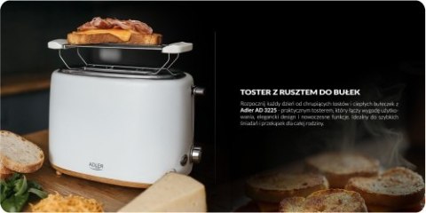 Adler Toster z rusztem do bułek