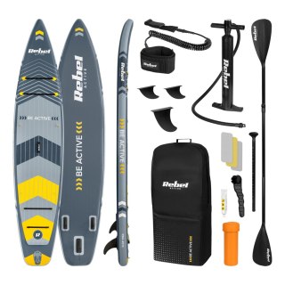 Deska SUP REBEL ACTIVE PRO Touring, 381x81x15, zestaw