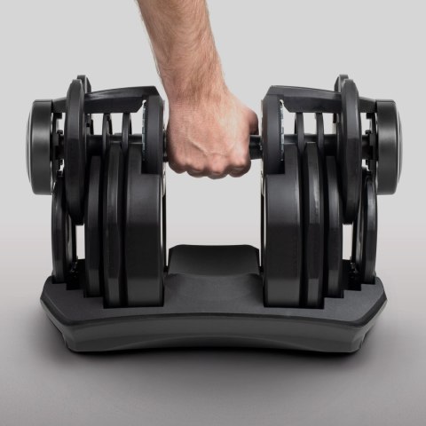 Hantel żeliwny regulowany automat 40 kg REBEL ACTIVE