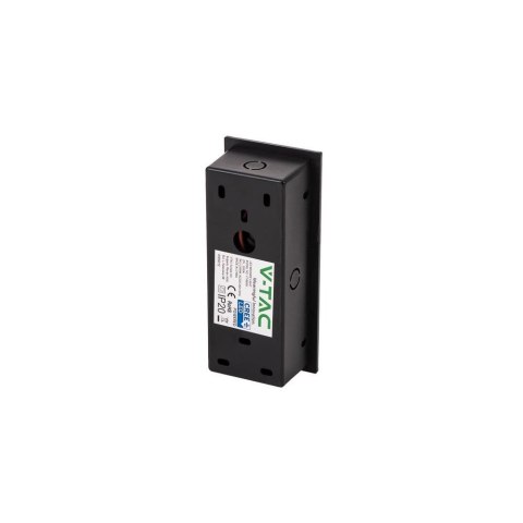Oprawa LED V-TAC 2W COB CREE kinkiet czarny hotel łóżko włącznik VT-88061-B 3000K 76lm