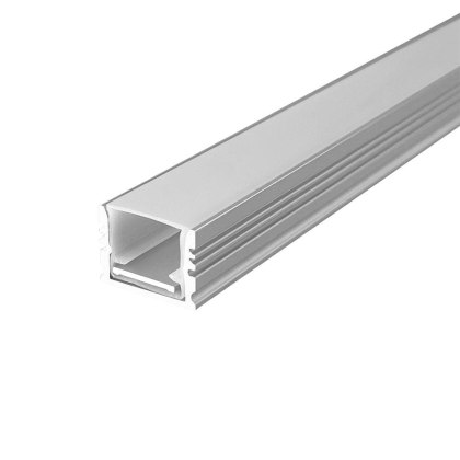Profil aluminiowy anodowany V-TAC 2mb klosz mleczny 2000x17,7x13mm VT-71005