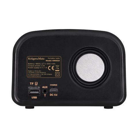 Radio przenośne analogowe Kruger&Matz model KM0834
