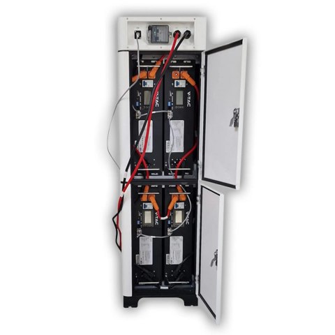Stojak regał do magazynów energii V-TAC 5,12kWh 4xSKU11377 4 moduły max.100A 3 lata gwarancji