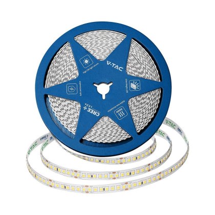 Taśma LED V-TAC CREE CHIP 24V CRI90 2xPCB 8mm 10mb 12W/m 168LED/m VT-2835 168 4000K 1680lm 