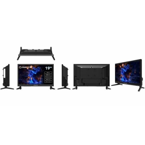 Telewizor 19" cali z tunerem DVB-T2 HEVC 230/12V z USB Manta MATV001LHN19