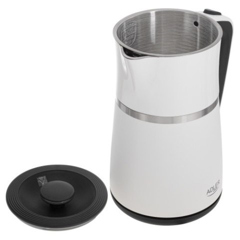 Adler Czajnik elektryczny 1,7 L | Wnętrze ze stali nierdzewnej | Podwójne ścianki