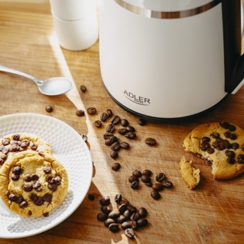 Adler Czajnik elektryczny 1,7 L | Wnętrze ze stali nierdzewnej | Podwójne ścianki