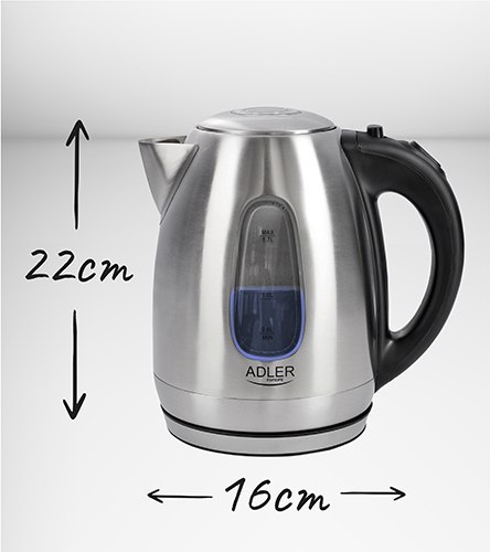 Adler Czajnik metalowy 1,7 L