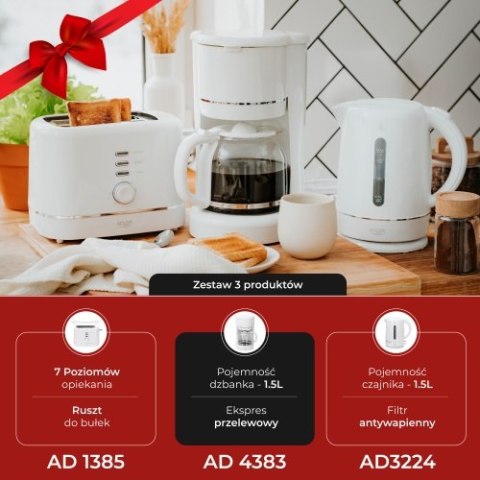 Adler Ekspres przelewowy do kawy mielonej 1,5L