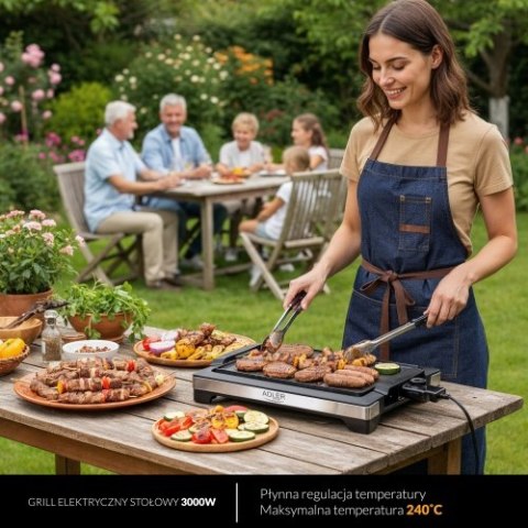 Adler Grill elektryczny stołowy 3000W