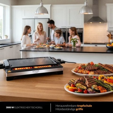 Adler Grill elektryczny stołowy 3000W
