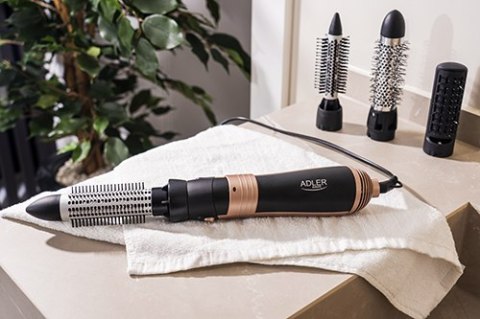 Adler Lokówko-suszarka - 1200W - 6 nasadek - etui podróżne