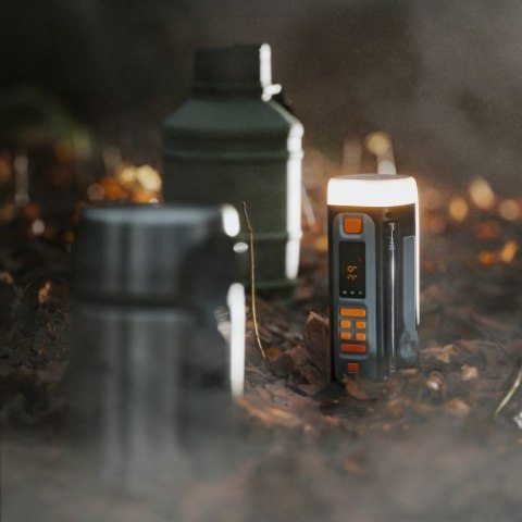 Adler Radio Awaryjne z Panelem Słonecznym, Korbką i Powerbankiem | Bluetooth 5.0 | Latarka LED 4W | 4500 mAh