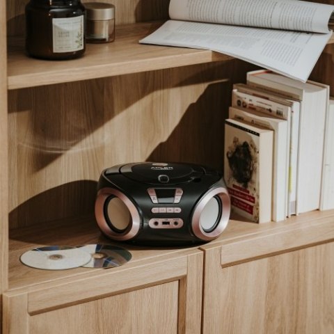 Adler Radio Boombox CD-MP3 | USB | FM Radio | AUX | Gniazdo słuchawkowe