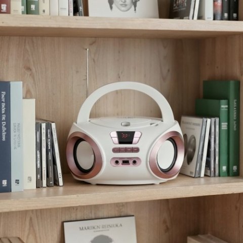 Adler Radio Boombox CD-MP3 | USB | FM Radio | AUX | Gniazdo słuchawkowe