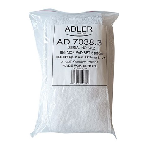 Adler Ściereczki zapasowe 5x duża ściereczka