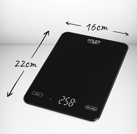 Adler Waga kuchenna 10kg ładowana przez USB