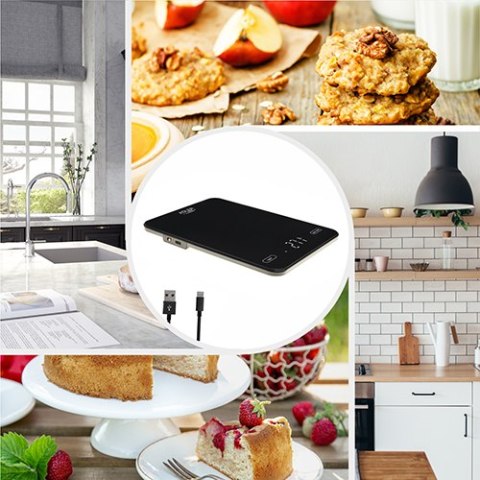 Adler Waga kuchenna 10kg ładowana przez USB