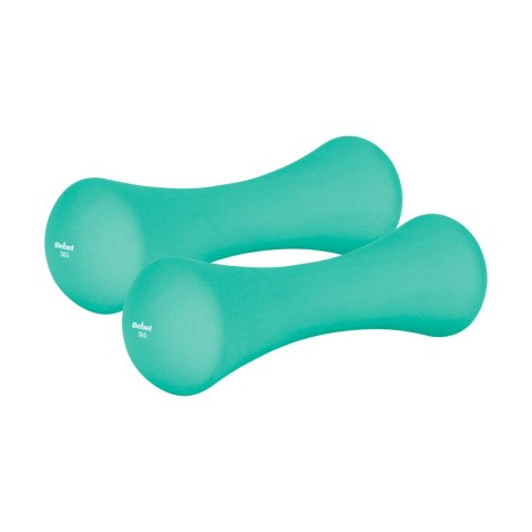 Hantelki żeliwne neoprenowe 2x3kg, REBEL ACTIVE