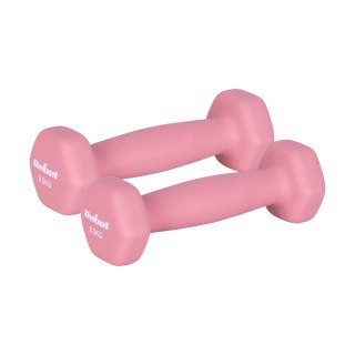Hantelki żeliwne neoprenowe HEX 2x0.5kg, REBEL ACTIVE