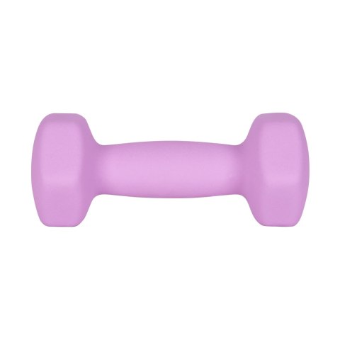 Hantelki żeliwne neoprenowe HEX 2x2kg, REBEL ACTIVE