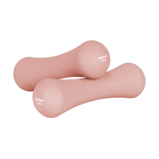 Hantelki żeliwne neoprenowe zestaw 21kg (2x0.5kg+2x1kg+2x2kg+2x3kg+2x4kg), REBEL ACTIVE