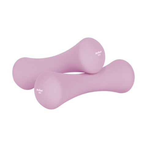 Hantelki żeliwne neoprenowe zestaw 21kg (2x0.5kg+2x1kg+2x2kg+2x3kg+2x4kg), REBEL ACTIVE