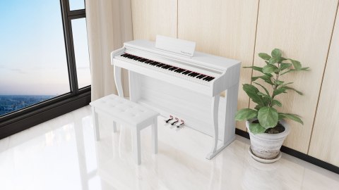 Pianino cyfrowe Kruger&Matz KMDP-155 , kolor biały