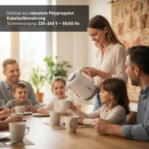 Adler Czajnik plastikowy 2,5 L