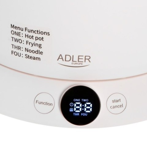 Adler Garnek wielofunkcyjny - 4 tryby pracy - LED