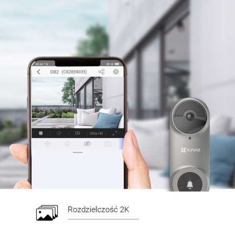 Dzwonek bezprzewodowy WiFi z kamerą, DB2, EZVIZ EZVIZ