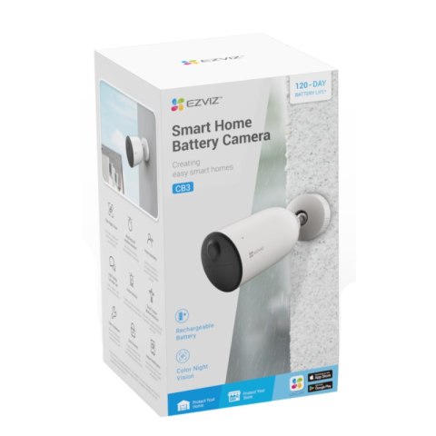 Kamera WiFi, zewnętrzna, bateryjna, 5200 mAh, CB3, EZVIZ EZVIZ