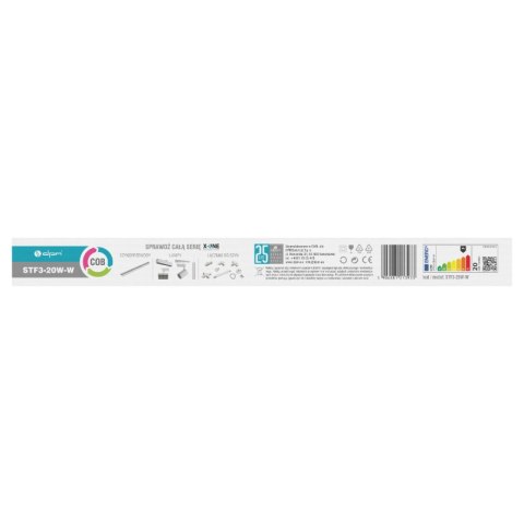 Lampa szynowa LED liniowa, 20 W, 2020 lm, 4000 K, biała, X-LINE DPM