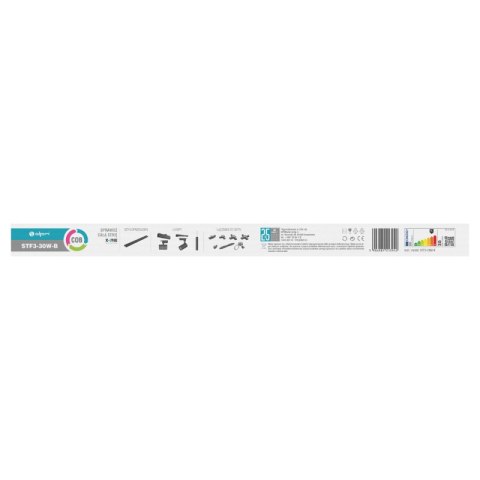Lampa szynowa LED liniowa, 30 W, 3150 lm, 4000 K, czarna, X-LINE DPM