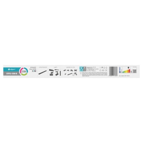 Lampa szynowa LED liniowa regulowana, 15 W, 1350 lm, 4000 K, czarna, X-LINE DPM