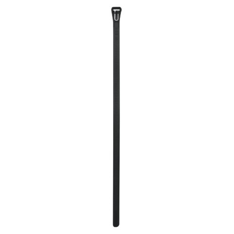 Opaski zaciskowe wielokrotnego użytku, 7,5 x 250 mm, 20 szt., czarne