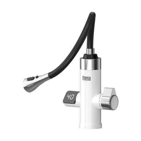 Przepływowy podgrzewacz wody bateria kuchenna z elastyczną wylewką