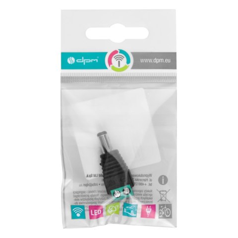 Wtyk DC z szybkozłączem, 5.5 x 2.1 mm