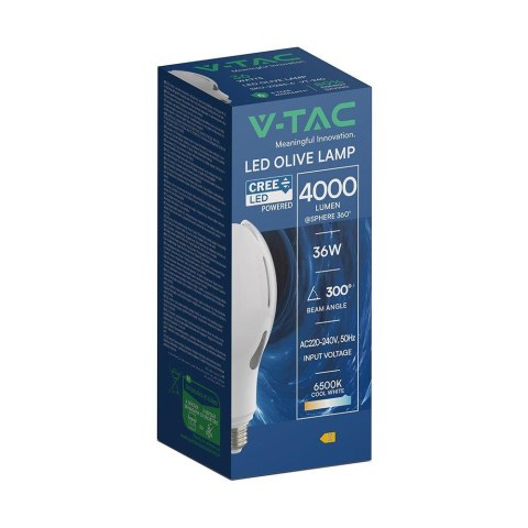 Żarówka LED V-TAC CREE CHIP 36W E27 110Lm/W VT-240 6500K 4000lm