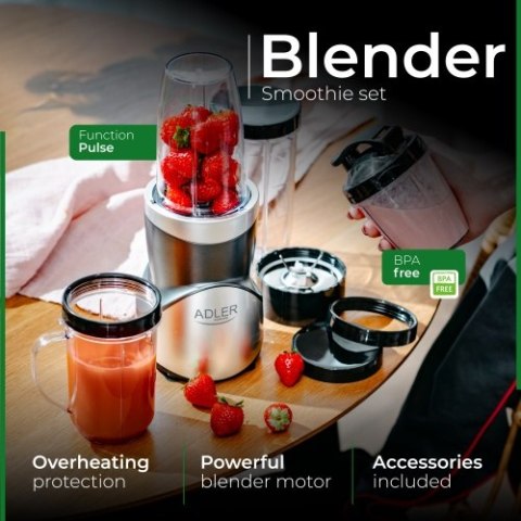 Adler Blender - Zestaw do Smoothie